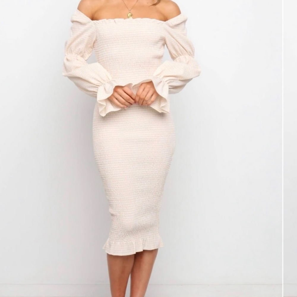 Petal and Pup Leona Dress Apricot 10